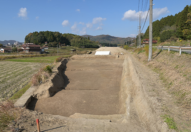 調査完了全景(南東から) 調査完了全景(南東から)